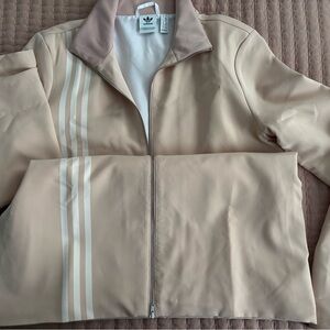 Adidas Women's Beige Track Jacket